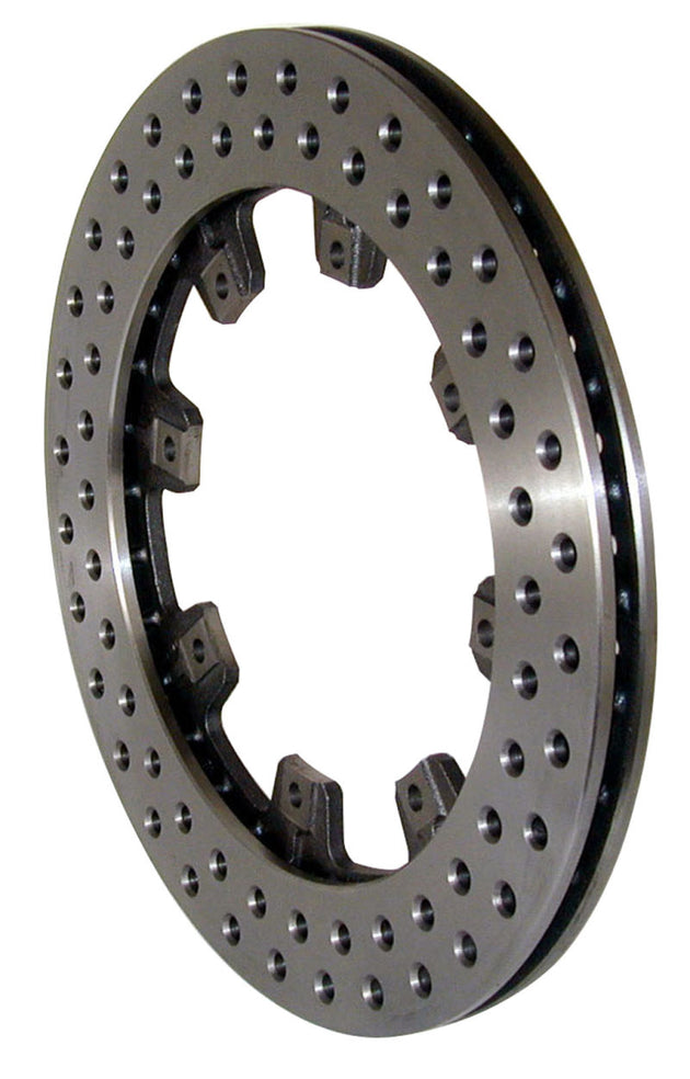 Wilwood UL32 vented iron drilled brake rotor, 12.19 inch diameter, 0.810 inch thickness, 8 on 7.00 inch bolt pattern, 2-piece design