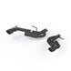 MBRP black coated axle back exhaust system with 4-inch dual wall tips for Chevrolet Camaro 2016-2019, enhances sound and style.