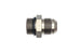 DeatschWerks 10AN ORB male to male fitting adapter with O-ring, shown in close-up detail for fuel or oil line connections.