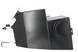 LMP C7 Z06 front expansion tank for ice cooling, shown in black with mounting brackets and inlet/outlet ports.