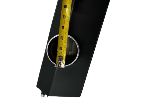 LMP Cadillac CTS-V 3 expansion tank for cooling system, showing the black plastic tank with mounting features.