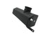 LMP Cadillac CT4-V Blackwing expansion tank, black plastic coolant reservoir with mounting hardware.