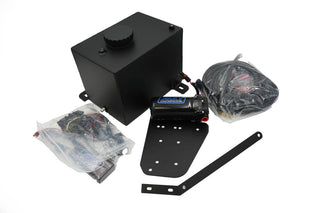 LMP 6th Gen ZL1 complete meth tank and kit with hoses and fittings for high-performance vehicle fuel system.