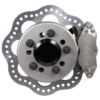 TBM Brakes 97-13 Corvette C5/C6 F3 drag racing calipers for front and rear, designed for medium-duty performance with factory hub compatibility.