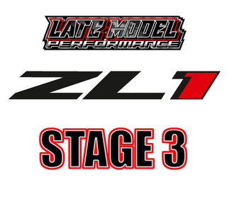 LMP ZL1 Stage 3 automotive performance upgrade component on a white background.