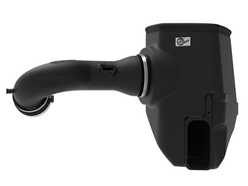 aFe Magnum FORCE Stage-2 Pro 5R cold air intake system for 2019 GM Silverado/Sierra V8 6.2L engine, showing the intake tube and filter.