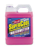 Red Line SuperCool Extreme coolant half-gallon container showing the bright red liquid and label for automotive cooling system.