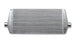 Vibrant air-to-air intercooler with end tanks, 25-inch wide, 12-inch high, 3.5-inch thick, with 3-inch inlet and outlet.