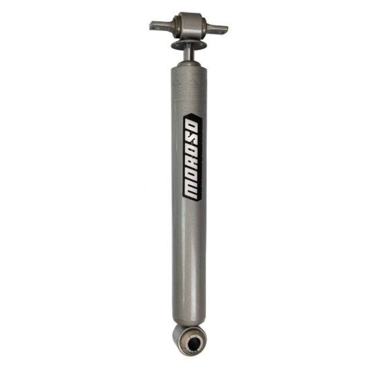 Moroso 82-04 Chevy S10 Truck/Blazer 2WD adjustable rear drag shock showing metal body and mounting components.