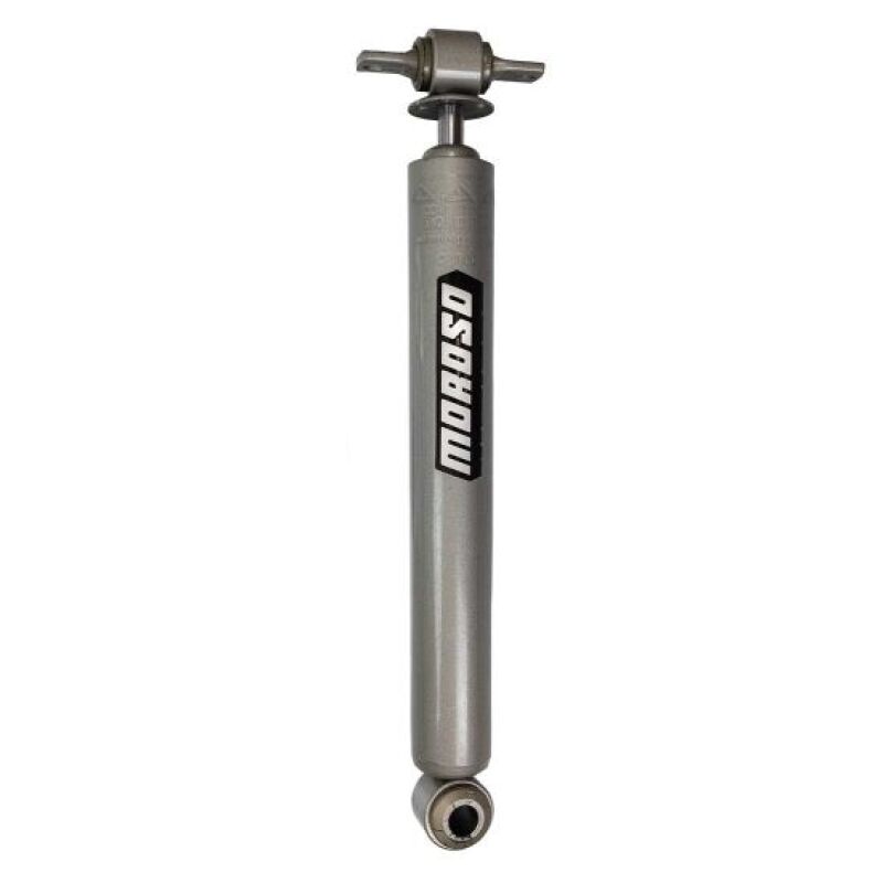 Moroso 82-04 Chevy S10 Truck/Blazer 2WD adjustable rear drag shock showing metal body and mounting components.
