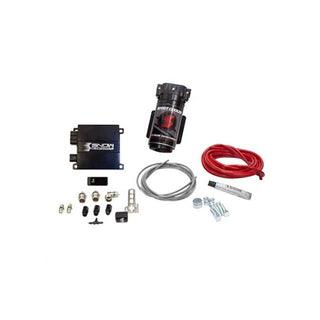 Snow Performance Stage II Boost Cooler water methanol injection kit for forced induction engines, without tank, displayed in the image.