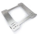 Pair of NRG seat brackets for 1999-2005 BMW E46, metal mounting frames for car seat installation, shown in the image.