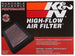 K&N Engineering drop-in air filter for 2002-2009 Cadillac and 1999-2009 Chevy/GMC pickup trucks, showing the clean, new filter element.