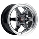 Weld S156 20x10 Ventura 6 drag cast wheels in gloss black with 6x135 bolt pattern and 87.1mm diameter, ET38 offset.