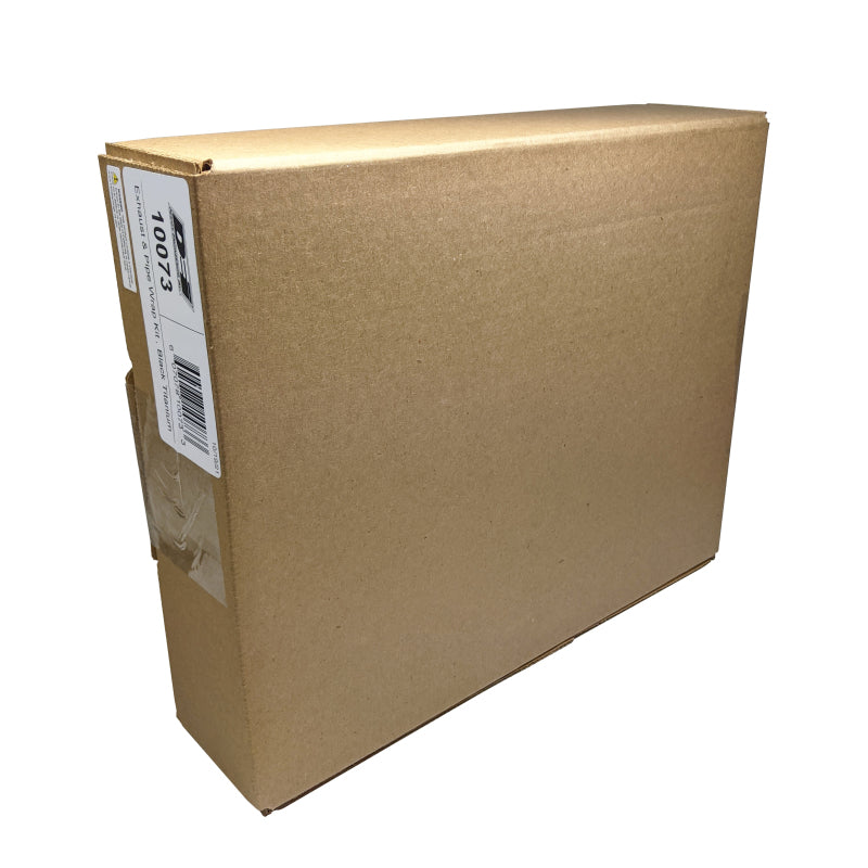 DEI Exhaust Wrap Kit with black titanium wrap, locking ties, and tie tool for heat insulation and pipe protection.