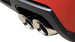 Polished CORSA Performance catback exhaust system for 2012-2015 Chevrolet Camaro ZL1 coupe with 6.2L V8 engine.