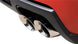 Polished CORSA Performance catback exhaust system for 2012-2015 Chevrolet Camaro ZL1 coupe with 6.2L V8 engine.