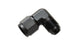 Vibrant 16AN female to 16AN male 90-degree swivel adapter fitting, durable metal construction with threaded connections.