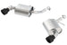 Borla axle back ceramic black ATAK exhaust system for 2016-2018 Chevrolet Camaro 3.6L RWD, showing the sleek exhaust tip and piping.