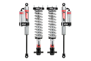 Eibach Pro-Truck Stage 2 coilover system for 2022-2023 GM 1500 Diesel trucks, featuring adjustable coilovers and suspension components