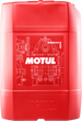 Motul Transmission GEAR 300 75W90 synthetic gear oil in a 20L orange jerry can, suitable for vehicle gear transmissions.