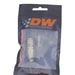 DeatschWerks 6AN female swivel straight hose end fitting with PTFE construction and olive insert for high-performance fluid connections.