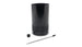 Vibrant medium 1.5L oil catch can reservoir with dipstick, designed for vehicle crankcase ventilation systems.