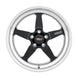 Weld S104 20x8 Ventura cast wheel with 5x127 bolt pattern, gloss black finish, 78.1mm diameter, ET00 offset, BS4.50.