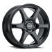 Raceline 146B Matrix cast wheel, 14x5.5 inches, gloss black finish, 4x100/4x114.3 bolt pattern, 35mm offset, 72.62mm bore