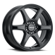 Raceline 146B Matrix cast wheel, 14x5.5 inches, gloss black finish, 4x100/4x114.3 bolt pattern, 35mm offset, 72.62mm bore