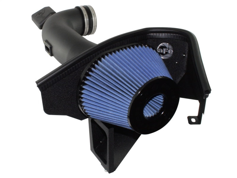 aFe MagnumFORCE Stage-2 P5R cold air intake system for Chevrolet Camaro 2010-2011 V8 6.2L with black intake tubes and filters