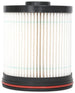 K&N universal replacement fuel filter with 40.016-inch length and 3.438-inch diameter, designed for automotive fuel systems.