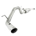MBRP axle back muffler delete for 2010-2015 Chevrolet Camaro V8 6.2L, showing stainless steel exhaust tip and pipe.