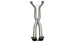 CORSA Performance X pipe exhaust for 2009-2013 Chevrolet Corvette C6 6.2L V8, showing the metal pipes and connection points.