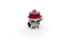 Garrett GVW-45 45mm wastegate kit with red actuator, designed for automotive turbocharger boost control system.