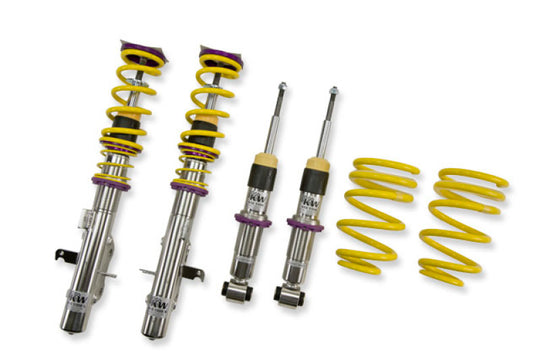 KW Coilover Kit V1 for 2010+ Chevrolet Camaro, adjustable coilover suspension components shown in the image.