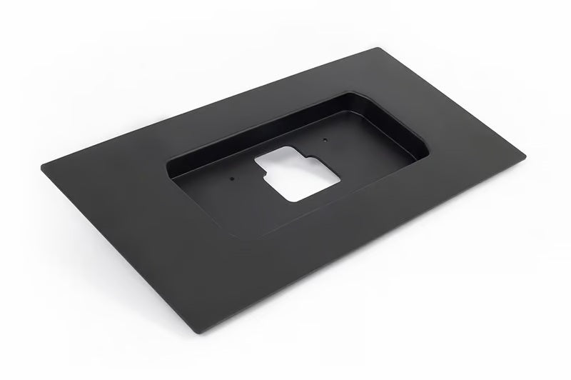 Black Haltech UC-10 moulded panel mount gauge component in UV-stabilised ABS plastic, measuring 250mm by 500mm (10in x 20in).
