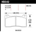 Hawk Performance Dynapro Narrow Mount billet DTC-60 race brake pads for high-performance racing brake system.
