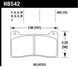 Hawk Performance Dynapro Narrow Mount billet DTC-60 race brake pads for high-performance racing brake system.