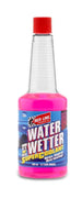 Red Line Water Wetter 12oz coolant bottle with red label, used to improve engine cooling efficiency in vehicles.