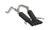 MBRP catback exhaust system for 2014-2019 Chevy Corvette V8 6.2L, black dual pipes with 4-inch quad wall tips.
