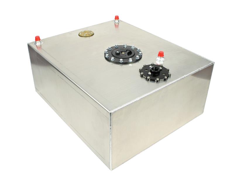 Aeromotive 15g Eliminator Stealth fuel cell with durable construction and secure mounting for automotive fuel tanks.