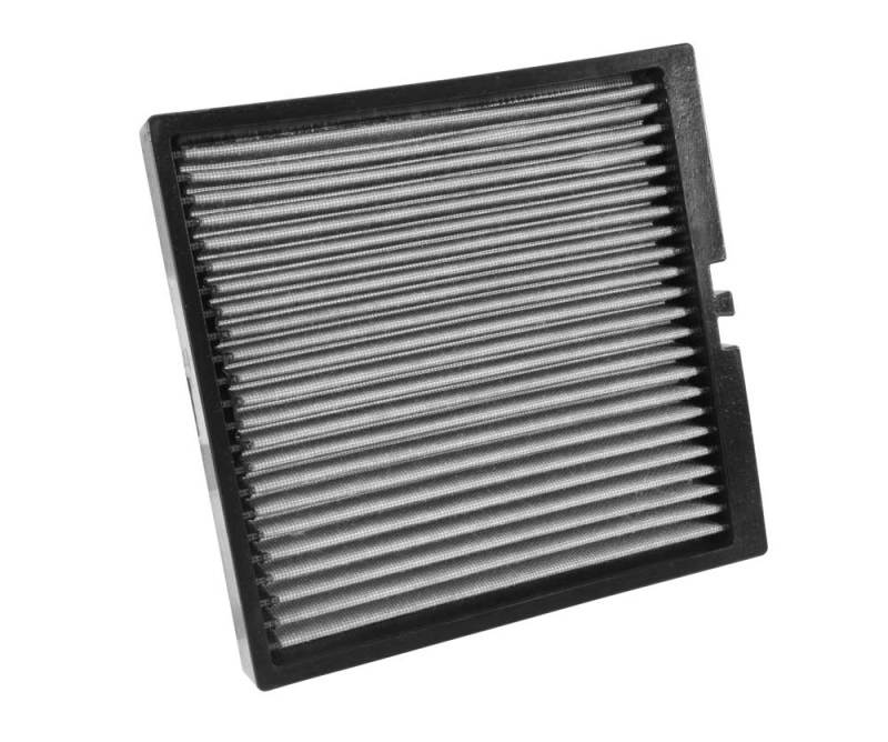 K&N Engineering cabin air filter for 2014-2016 GM full-size trucks, new and clean, showing the filter element.