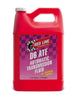 Red Line D6 ATF gear oil gallon container with label, designed for automatic transmissions and gear systems.