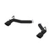 MBRP black coated axle back muffler delete for 2010-2015 Chevrolet Camaro V6 3.6L, showing the sleek exhaust tip.