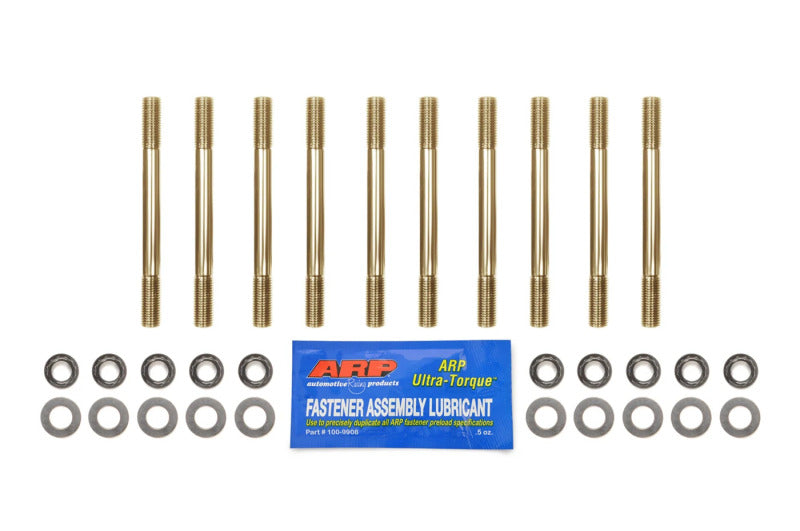 ARP Mitsubishi Lancer EVO 8/9 DSM 4G63 7-Bolt L19 Head Stud and Bolt Kit shown in a detailed close-up image.