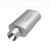 MagnaFlow muffler with tip, stainless steel, 14x5x8 inches, dual inlet, 2.25/4 inch pipe, automotive exhaust part