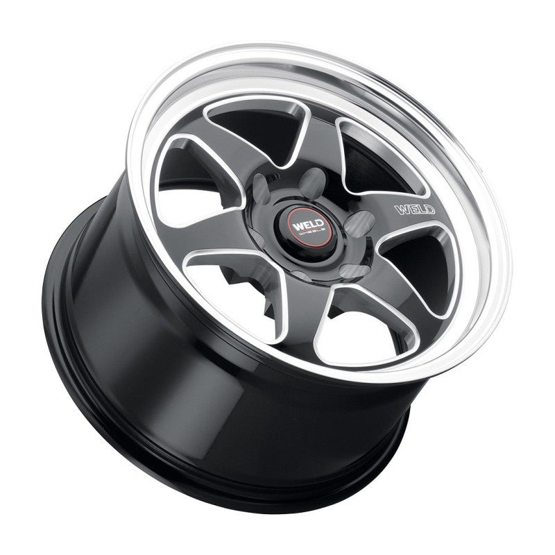 Weld S156 20x10 Ventura 6 Drag cast wheels in gloss black finish with 6x135 bolt pattern and 87.1mm hub diameter.