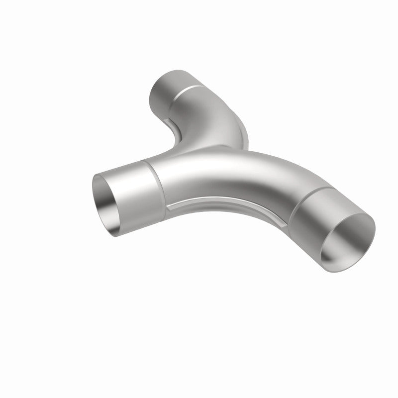 MagnaFlow 2.50-inch stainless steel smooth transition T connecting pipe with 90/90 degree bends, automotive exhaust component