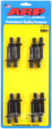 ARP SB Chevy rocker arm stud kit with 3/8 inch and 7/16 inch hardware, featuring metal studs and hardware components.